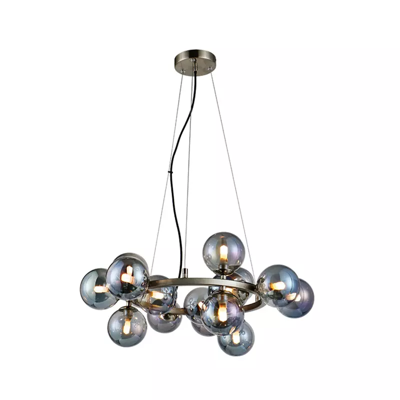 Lampu Pendant Kaca Antik Vintage Prancis