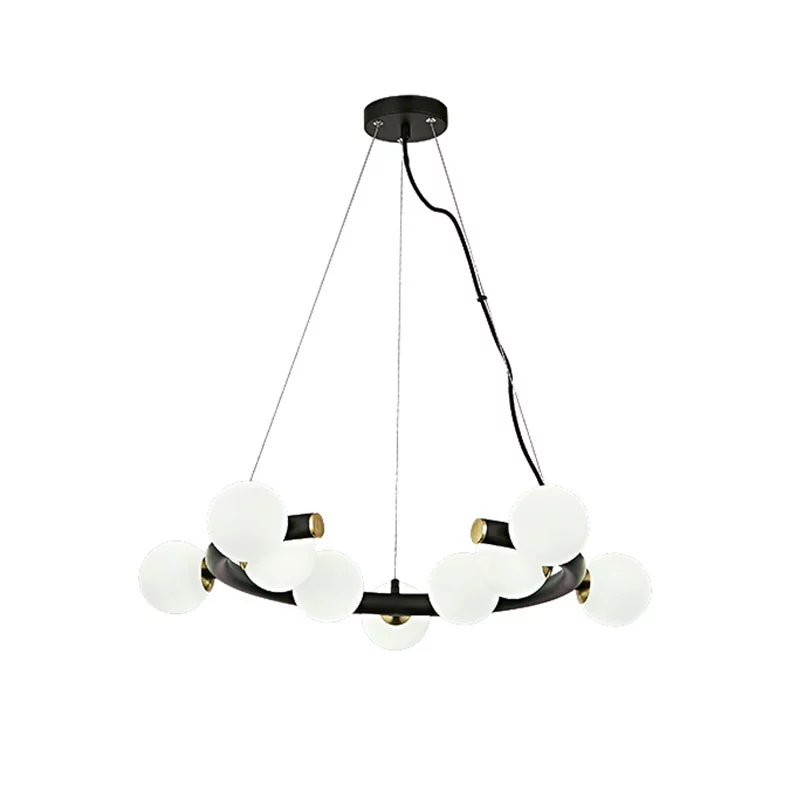 Lampu gantung kaca dekorasi anyar